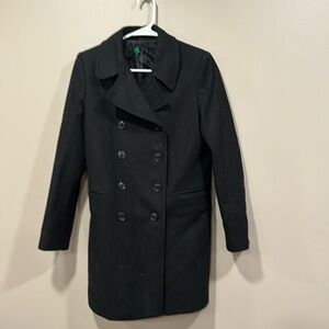 Stile Benetton black pea coat